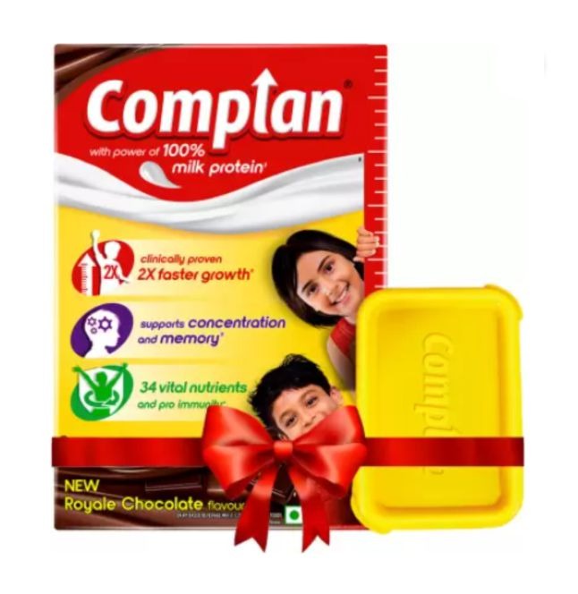 Complan  Kesar Badam 500g, Refill + Tiffin Box Free 